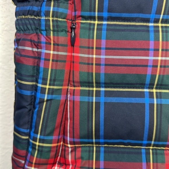 Talbots Plaid Down Filled Puffer Vest Size Medium - Picture 4 of 12